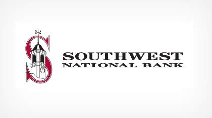 Sw national bank - Southwest National bank is dedicated to providing our customers with the best possible banking experience. Online Banking and our Mobile App give customers 24/7 access to their accounts, up-to-the-minute balance information, and a host of other features. Whether at home or on the go, Southwest National Bank is always available.